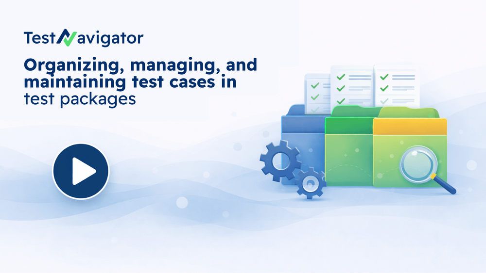 Arranging, managing and maintaining test cases in test suits