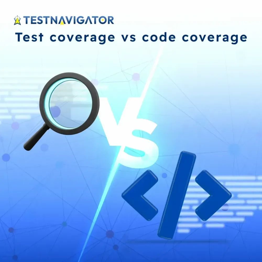 Test coverage vs. code coverage