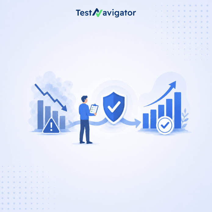How can the business impact of production defects be reduced from a QA management perspective?